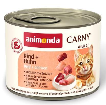 Animonda Carny Dorosłe Wołowina i Kurczak 200g 83-551