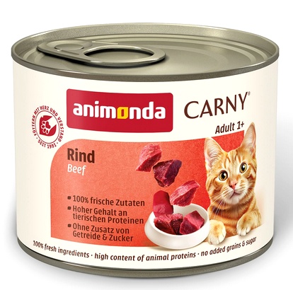 Animonda Cat Carny Adult smak: wołowina 200g puszka