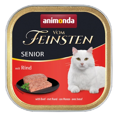 Animonda Vom Feinsten Senior Cat smak wołowina 32x100g