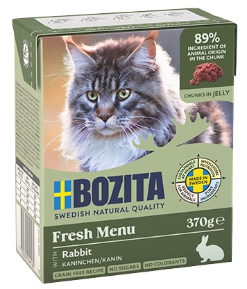 BOZITA Kawałki w galaretce z królikiem 370g