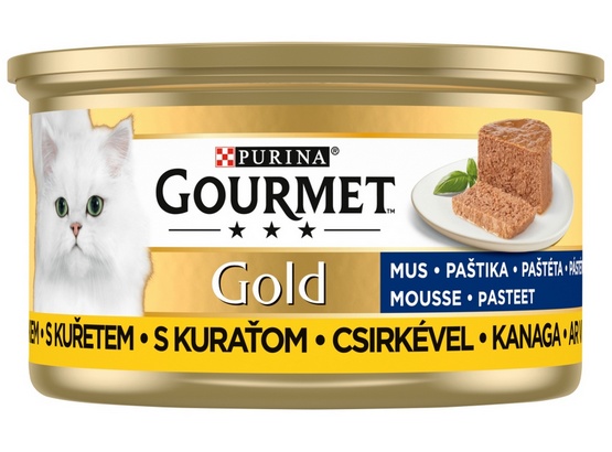 Purina Gourmet Gold Mus z Drobiem 85g 3049