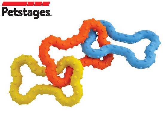Petstages PS243 - Mini Gumowa zabawka Kosteczki dla psa