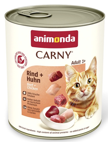 Animonda Carny Dorosłe Wołowina + Kurczak Puszka 800g 9743