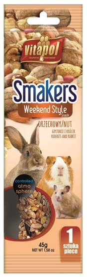 Vitapol Smakers Dla Gryzoni - Orzechowy Weekend Style [3106]