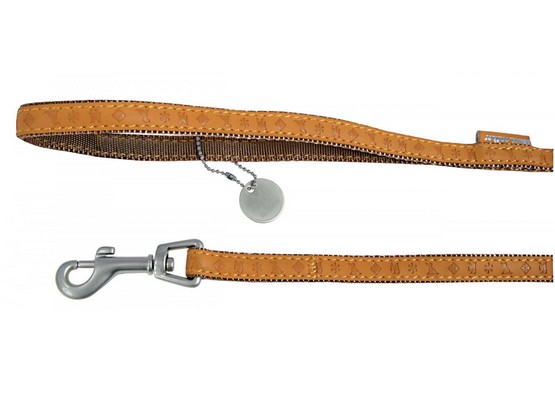 Zolux Mac Leather smycz dla psa 20mm x 1.2m, brązowy, ekoskóra