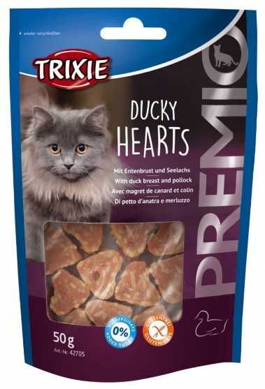 Trixie Premio Ducky Hearts - kacze serca 50g [42705] 13122