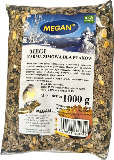 Megan Megi Karma zimowa w worku 1kg