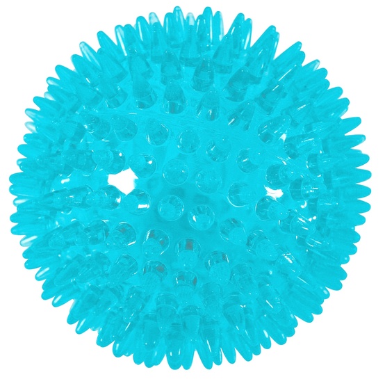 Zolux Piłka gumowa z kolcami Pop z dźwiękiem 8cm PZOL105