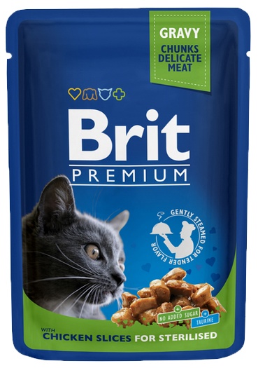 Brit Cat Sterilised KURCZAK 100g