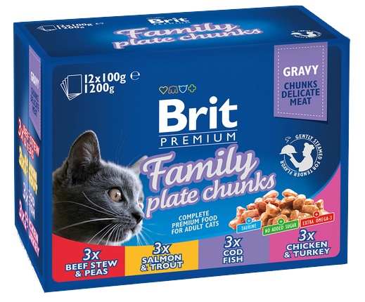 Brit Premium Cat Dorosłe Multipack Saszetka 100g 11398