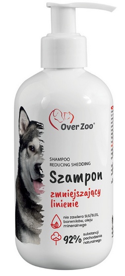 Over Zoo Szampon leczniczy zmniejszający linienie 250ml 6866