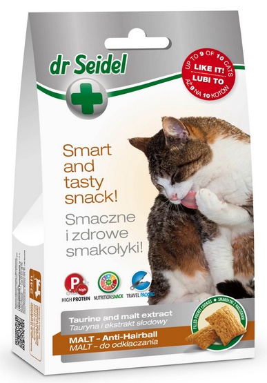 Dr Seidla Smakołyk dla kotów malt - odkłaczanie 50g 12475