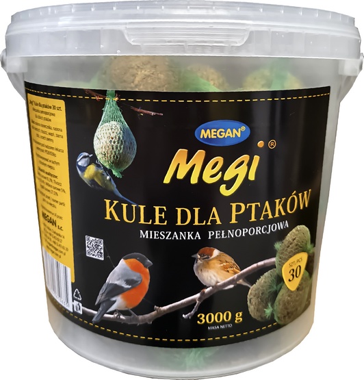Megan Kule zimowe małe wiaderko 30szt [ME152]