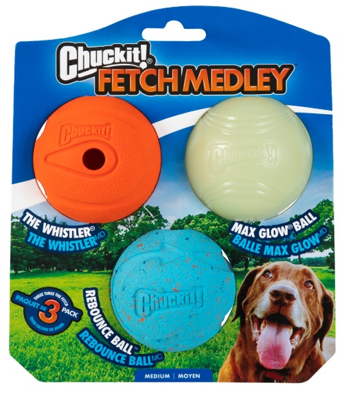Chuckit! Fetch Medley Medium 3pak [520520] 11 cm457