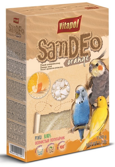 Vitapol Piasek Dla Ptaków Pomarańczowy 1,5Kg [2091]