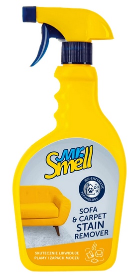 Opinie o Mr Smell Sofa i Dywan - preparat do usuwania zapachu moczu 500ml