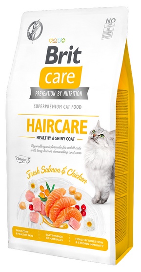Brit Care Cat Grain-free Haircare Healthy & Shiny Coat 2 kg