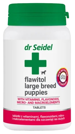 Dr Seidla Flawitol Szczenięta ras dużych 60 Tabletki 7239