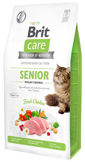 Brit Care Cat Grain Free Senior Weight Control 7 kg