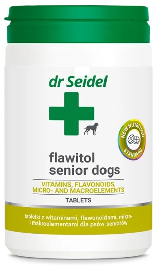 Dr Seidla Flawitol dla psów Starszeów 60 Tabletki 7242
