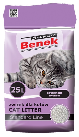 Opinie o  Żwirek Super Lawenda - 25 l (ok. 20 kg)