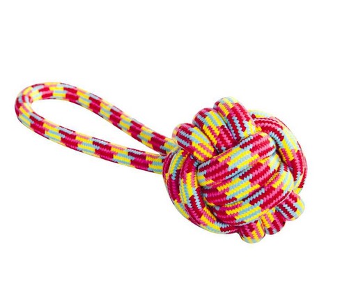 Dingo Piłka plecionka ze sznura 250g/27 cm 12901