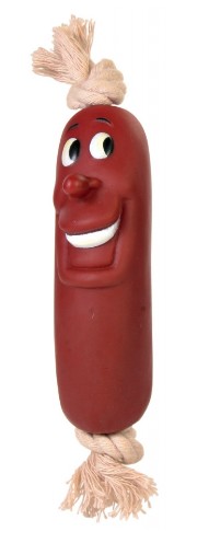 Trixie Kiełbasa winylowa ze sznurkiem 11cm [3242] MS_5045