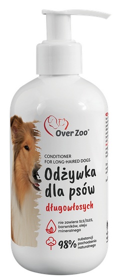Over Zoo odzywka dla psów długowłosych 250ml