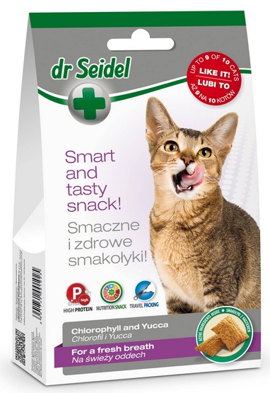 Dr Seidla Smakołyki na świeży oddech dla kota 50g