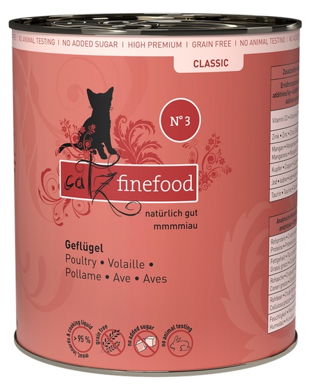 Catz Finefood N.03 Drób puszka 800g / 4260101762986