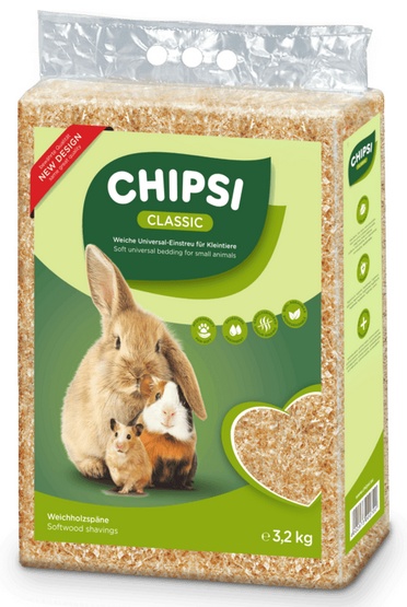 Chipsi Classic Ściółka 60L / 3,2Kg