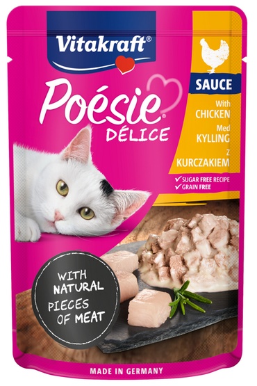 Vitakraft Poésie Deli Sauce kurczak 85g