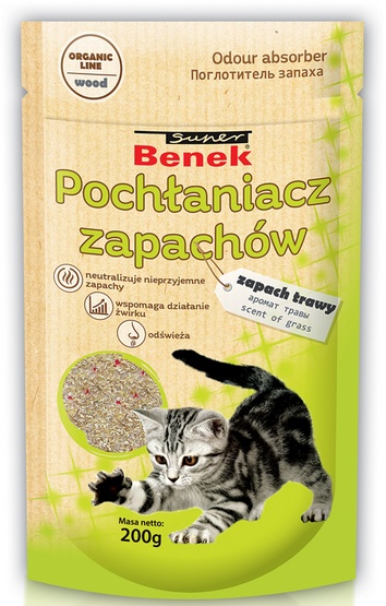 Certech BENEK POCHŁANIACZ ZAPACHÓW- ZAPACH TRAWY 200G 6450
