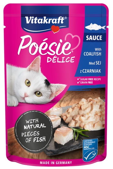 Vitakraft CAT POESIE DELI SAUCE CZARNIAK 85G VKPDSC
