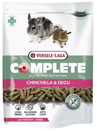 Versele-Laga Chinchilla & Degu Complete pokarm Dla szynszyli i koszatniczki 0,5 kg