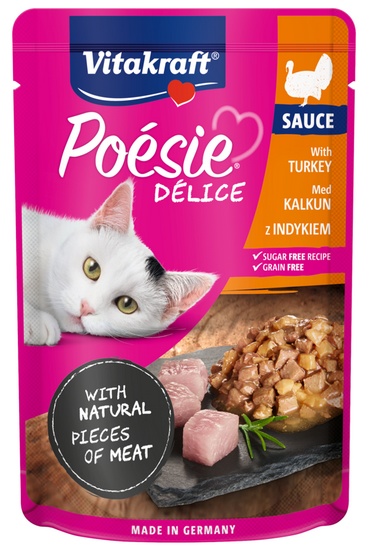 Vitakraft CAT POESIE DELI SAUCE INDYK 85G VKPDSI