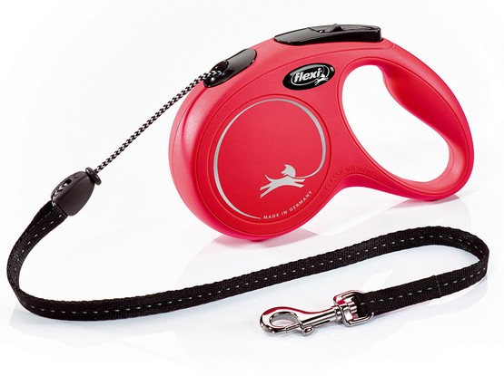 Flexi New Classic Smycz Linka M 5M Czerwona [Fl-2603]