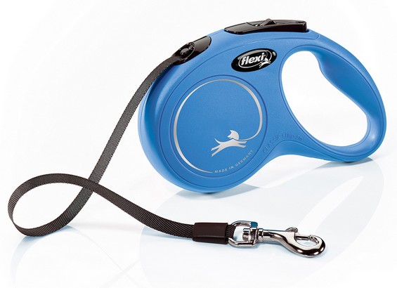 Flexi Classic Compact 1 Smycz Taśma, rozm, S do 5m do 15kg, niebieska