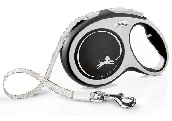 Flexi Smycz oryginalna New Comfort czarna L 8m do 50kg taśma 804382