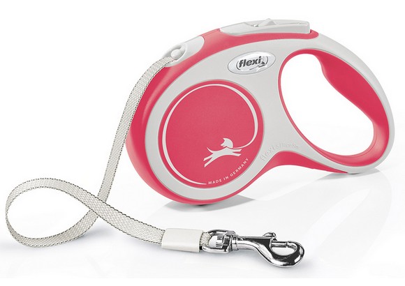 FLEXI New Comfort, taśma 5m, rozm. S do 15kg, czerwona
