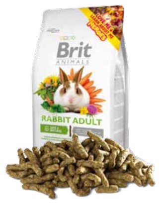 Animals Brit Rabbit Adult Complete 0,3 kg 10558