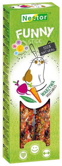 Nestor KOLBA GRYZOŃ FUNNY WARZYWA 115g ZH_01443