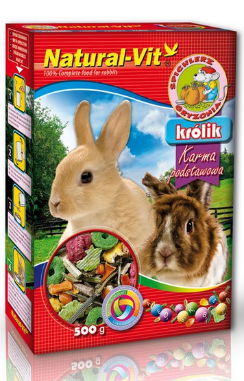 Natural-Vit Spichlerz Gryzonia - Królik 500G