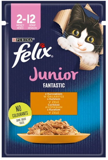 Purina Felix Junior Kurczak w galaretce saszetka 85g 46161-uniw