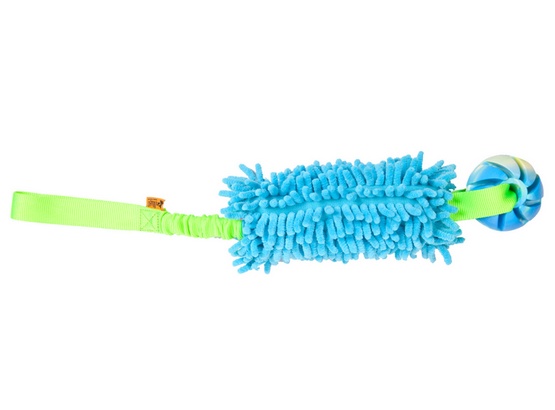 Dingo Gryzak Mop Bungee Z Piłką Zapachową Niebiesk