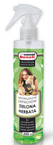 Opinie o  super benek neutralizator spray - zielona herbata 250ml
