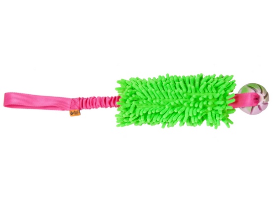 Dingo gryzak mop Bungee o ball, 46 cm, zielony