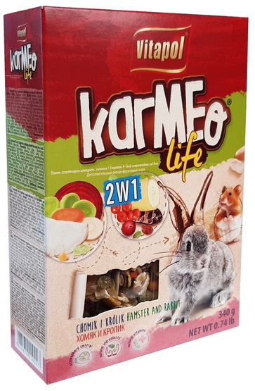 Vitapol POKARM OWOCOWO-WARZYWNY DLA CHOMIKA I KRÓLIKA 0,34 kg