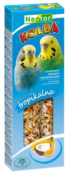 Nestor Kolba dla papugi owoce tropikalne i kokos