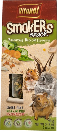 Vitapol Smakers Dla Gryzoni - Brokułowy 2Szt